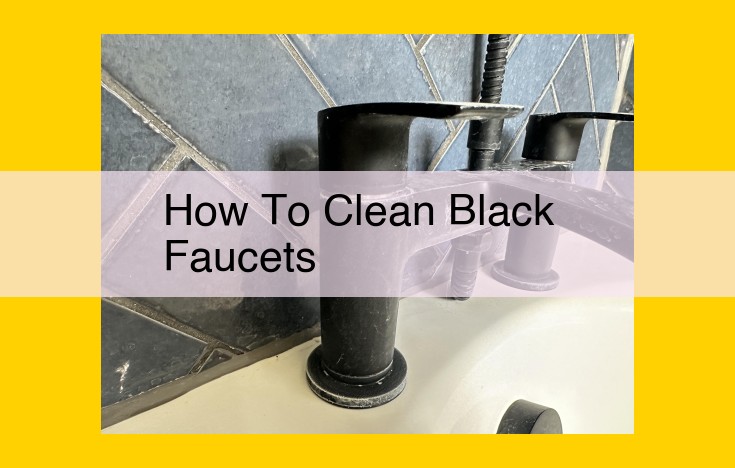 Ultimate Guide to Pristine Black Faucet Maintenance for Optimal Performance