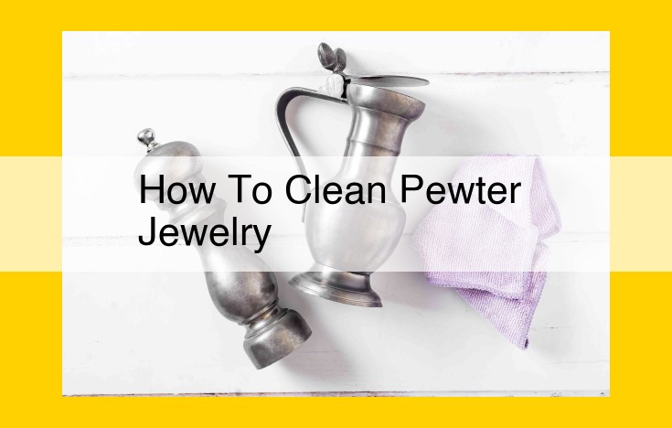 How to Clean Pewter Jewelry: A Comprehensive Guide for Easy Maintenance