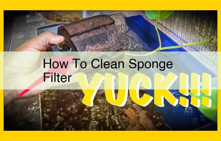 Sponge Filter Maintenance: Essential Steps for Aquarium Health