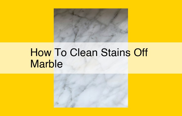 Ultimate Guide to Removing Marble Stains: Step-by-Step Cleaning Techniques