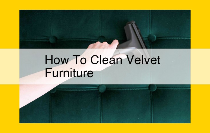 Ultimate Velvet Furniture Cleaning Guide: Expert Tips for Stain Removal and Maintenance