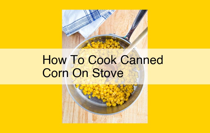 Canned Corn on the Stovetop: Easy and Versatile Recipe for Side Dishes and More