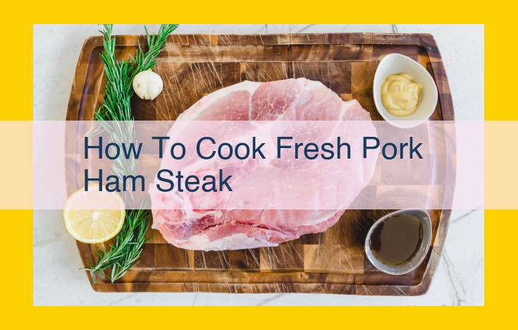 Savory Pork Ham Steak: A Culinary Delicacy for Meat Lovers