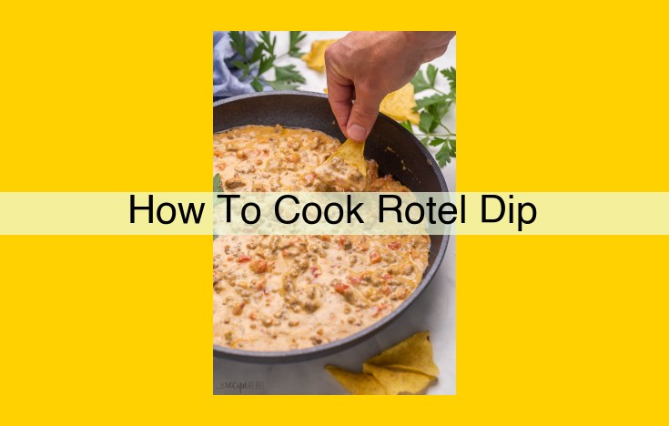 Easy and Cheesy Rotel Dip: A Savory Treat for Gatherings