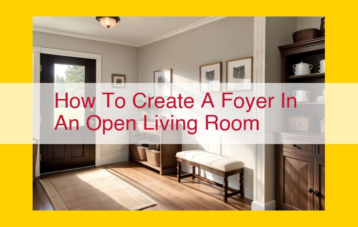 Expert Guide to Crafting a Welcoming Foyer in Open Living Rooms