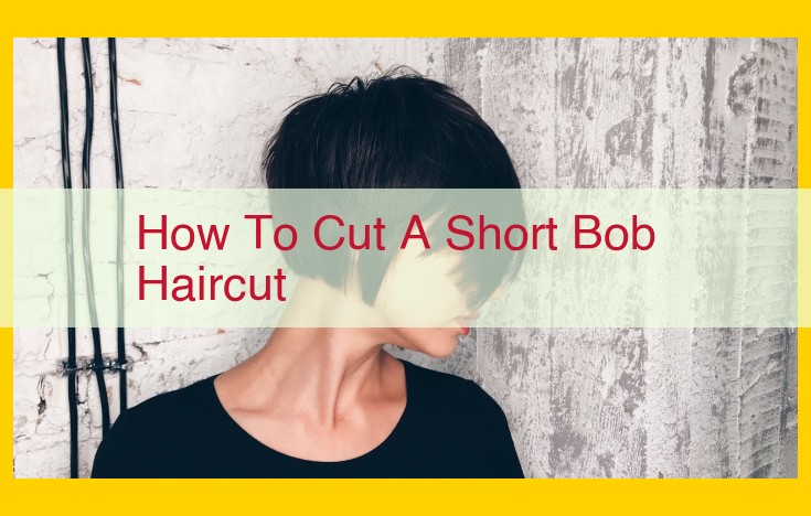 Master the Classic Short Bob: A Step-by-Step Guide to Achieve Flawless Style