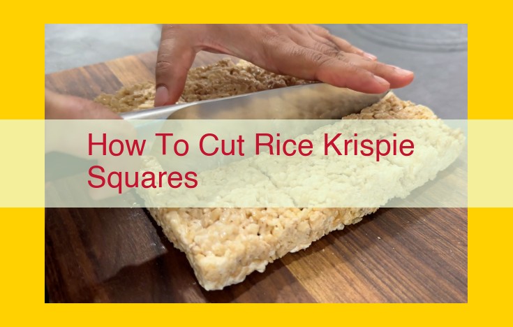 Mastering Rice Krispie Square Cutting: Essential Tips and Techniques for Perfect Squares