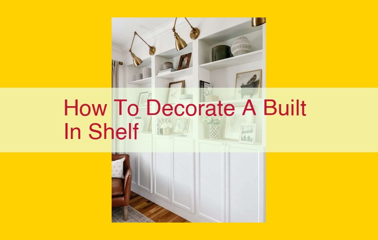 Decorating Built-In Shelves: A Guide to Creating a Cohesive and Inviting Space