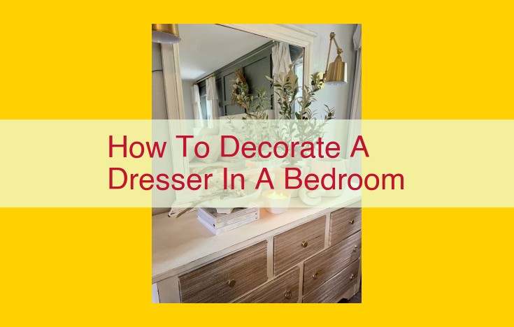 Upgrade Your Dresser: Transform Aesthetics, Organization, and Style