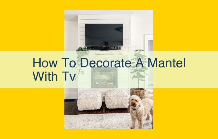 Decorating Mantels with TVs: A Guide to Modern and Cozy Ambiance