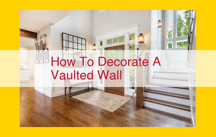 Decorating Vaulted Walls: Enhance Architectural Elements, Maximize Space with Light and Verticality