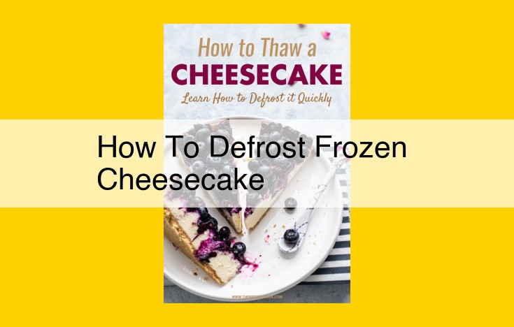 Freezing and Thawing Cheesecakes: Essential Techniques to Maintain Quality