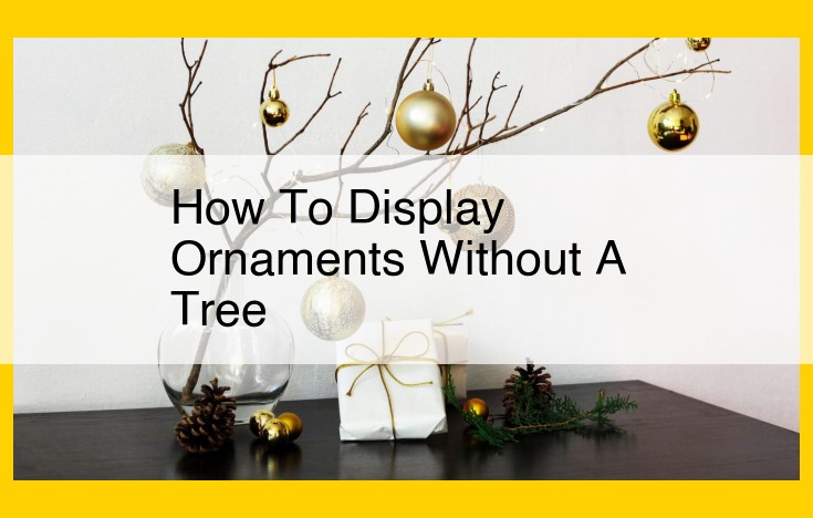 Decorative Ornaments Without a Tree: Innovative Display Ideas