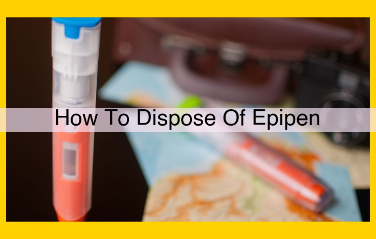 Safe and Responsible Disposal of EpiPens: A Comprehensive Guide