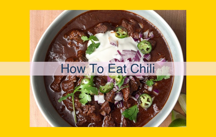 Ultimate Guide to Savoring the Flavors of Chili: Serving, Toppings, and Pairing Options