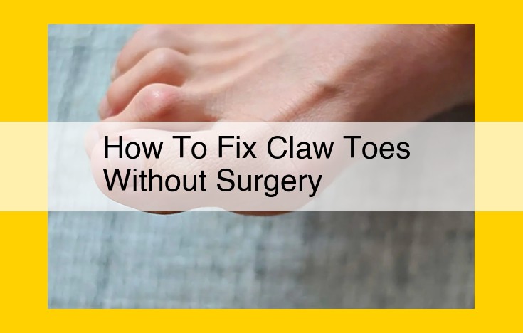 Non-Surgical Remedies for Claw Toes: Physical Therapy, Splints, and More