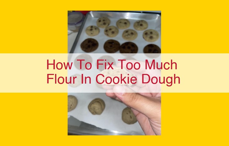 Troubleshooting: Resolving Excess Flour in Cookie Dough for Perfect Cookies