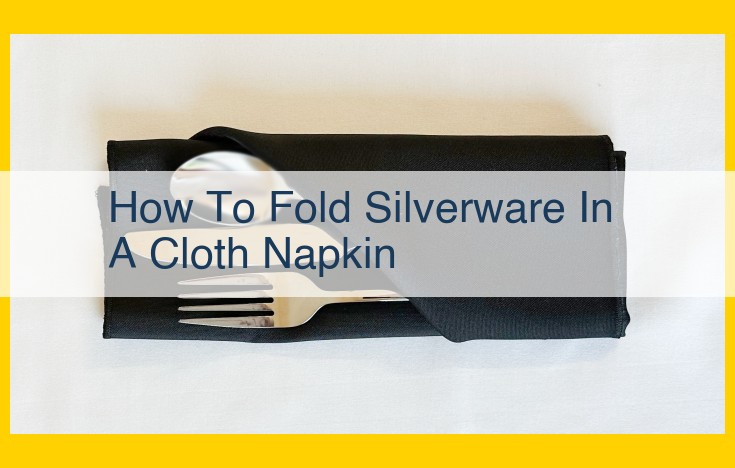 How to Fold Silverware in a Napkin: A Step-By-Step Guide for Elegant Table Settings