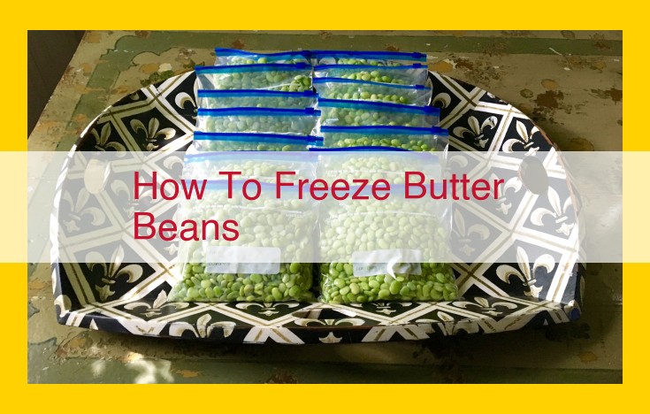 Comprehensive Guide to Freezing Butter Beans for Optimal Storage and Convenience