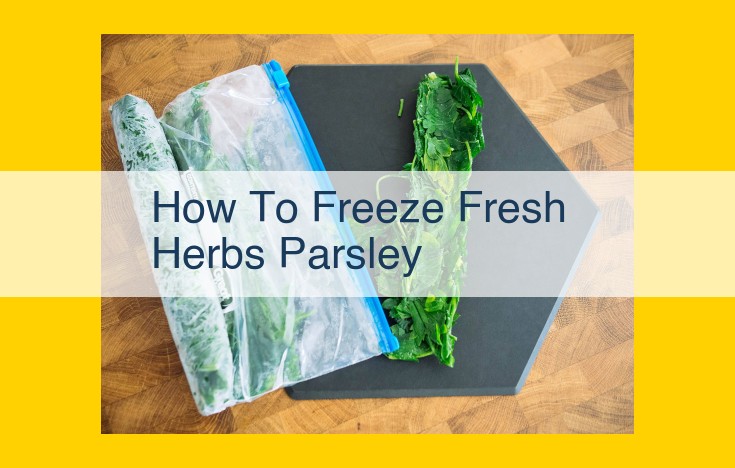 How to Freeze Fresh Parsley: An Essential Guide for Home Cooks