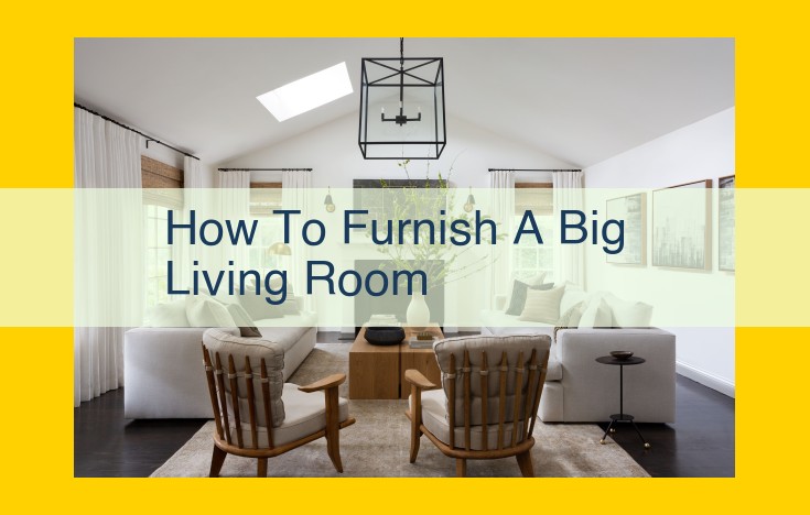 The Ultimate Guide to Furnishing a Spacious Living Room: Enhance Comfort, Style, and Functionality