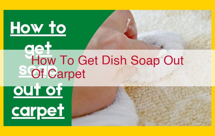 Ultimate Carpet Cleaning Guide: Remove Dish Soap Spills with Ease