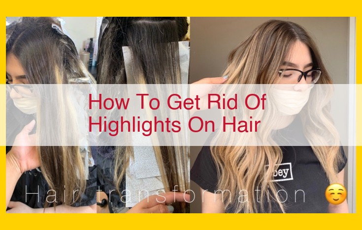 How to Remove Hair Highlights: A Comprehensive Guide for Maintaining Healthy Hair