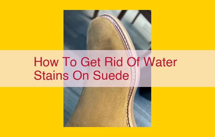 Effective Suede Water Stain Removal Guide: Step-by-Step Techniques