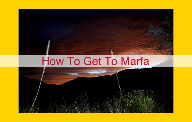 Discover Marfa: Fly, Ride, or Stay in a Charming Desert Oasis