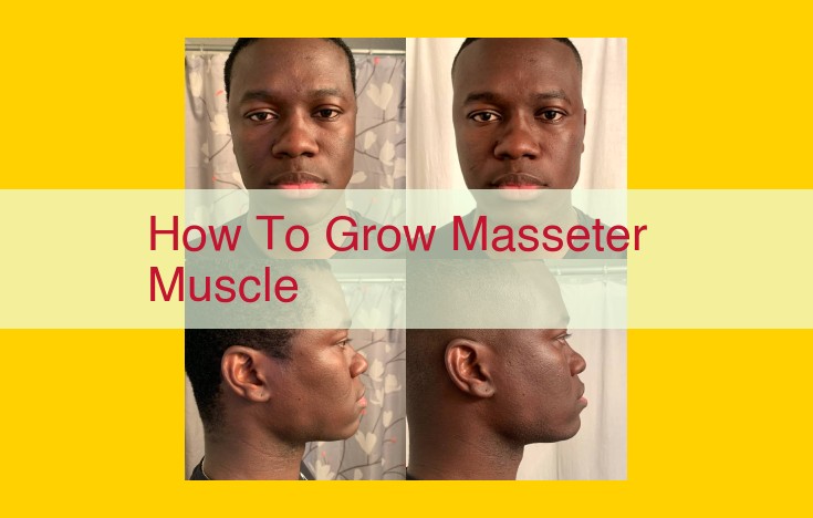 Masseter Muscle Growth Optimization: Exercises, Diet, and Health Tips for a Stronger Jaw