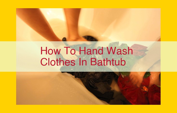 Comprehensive Guide to Hand-Washing Clothes: Step-by-Step Instructions