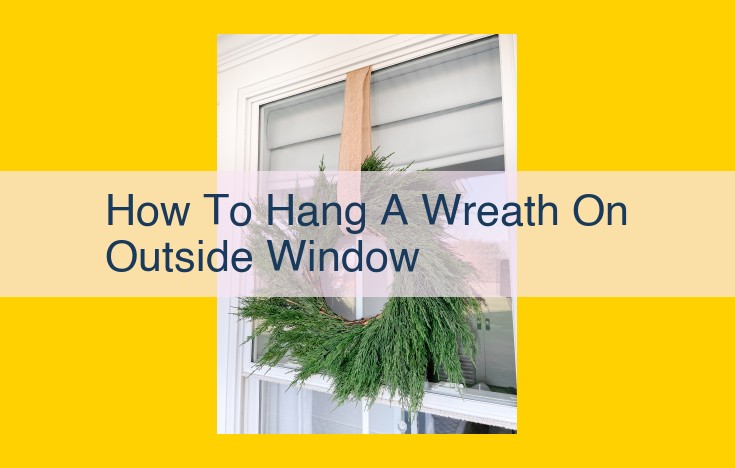 Enhance Your Home's Exterior with a Festive Window Wreath: A Comprehensive Guide