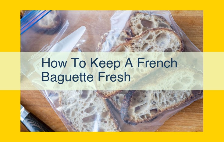 How to Preserve the Freshness of a French Baguette: A Guide to Storage and Reheating