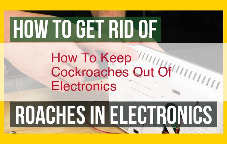 Ultimate Guide: Prevent Cockroach Infestations in Your Electronics