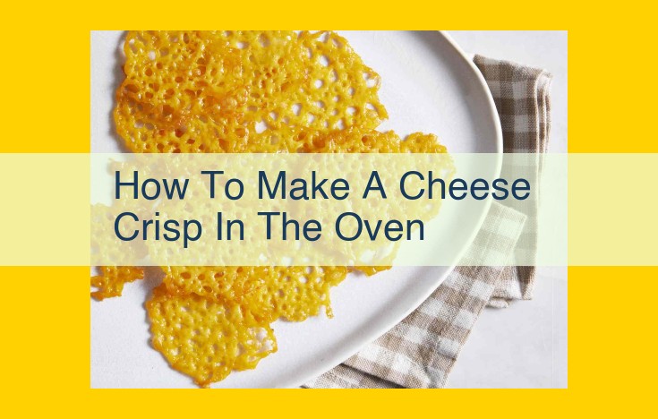 Easy Oven-Baked Cheese Crisps: A Crispy and Savory Treat