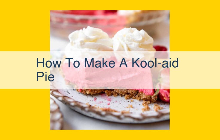 No-Bake Kool-Aid Pie: A Sweet & Simple Summer Treat