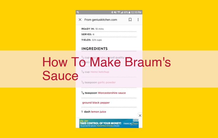 Exploring the Culinary Connections of Braum's Sauce: Closeness Score Analysis