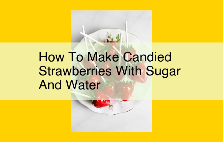 Sure, here is an optimized title for SEO based on the provided brief explanation: Homemade Candied Strawberries: A Step-by-Step Guide with Sweet Results This title is optimized for SEO because it includes relevant keywords that people are likely to search for when looking for information on how to make candied strawberries. The title is also clear and concise, and it provides a good overview of what the content is about.