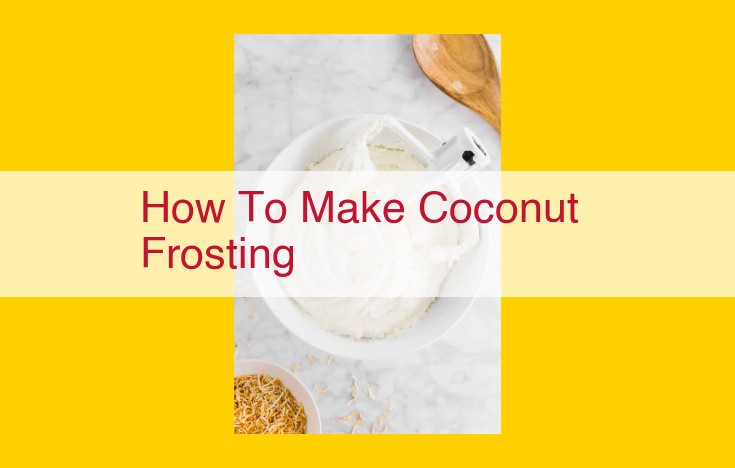 Create Delectable Coconut Frosting: A Culinary Guide with Alluring Flavors