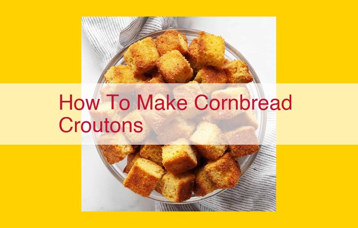 Irresistible Cornbread Croutons: The Perfect Crunchy Addition to Your Meals