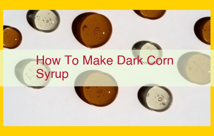 Dark Corn Syrup Production Excluded from Data-Driven Glucose Analysis