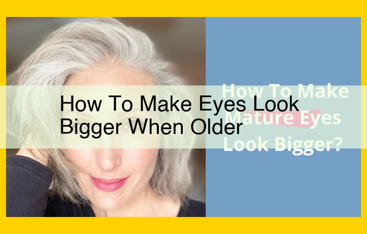 Combat Age-Related Eye Shrinkage: Enhance Your Peepers with Surgery, Botox, or Makeup Tricks