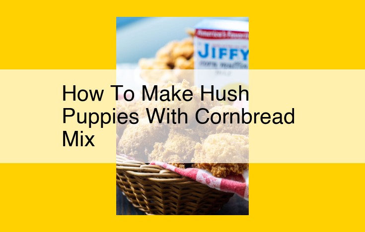 Mouthwatering Cornbread Hush Puppies: A Culinary Delight