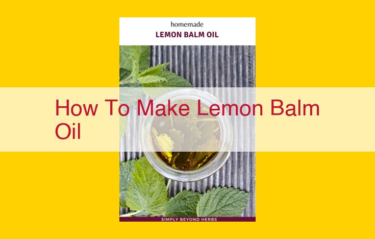 Lemon Balm Essential Oil: Extraction, Benefits, and Uses for Health and Wellness