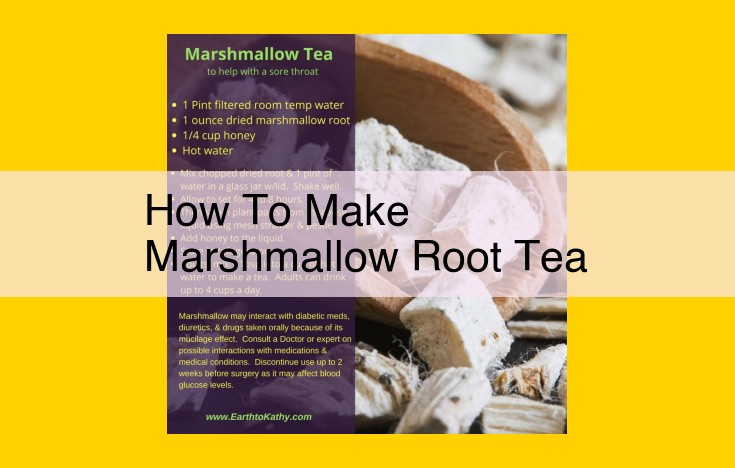 Natural Healing with Marshmallow Root Tea: Soothing for Digestion and Respiration