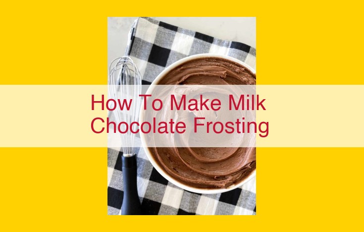 Mouthwatering Milk Chocolate Frosting: The Ultimate Guide to Creamy Delight