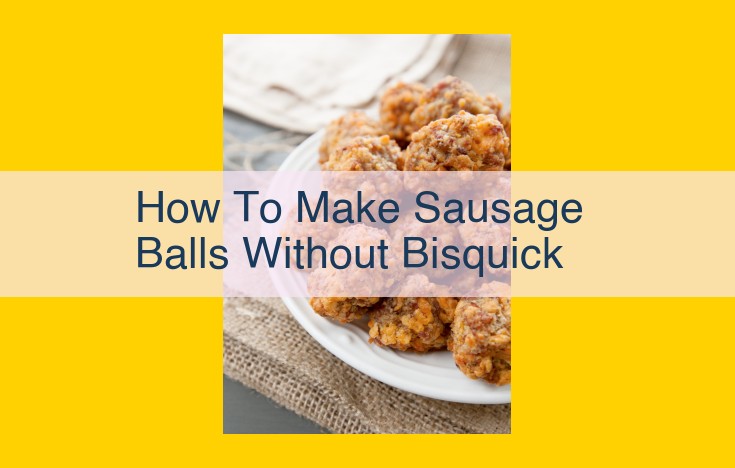 Homemade Sausage Balls: A Crispy Delight Without Bisquick