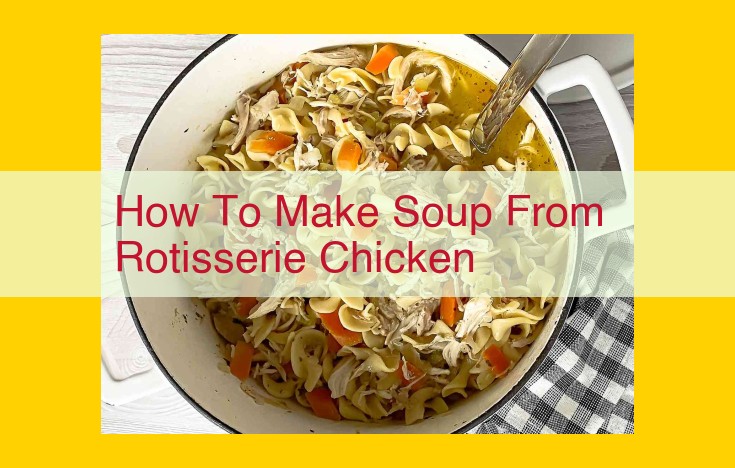 Savory Rotisserie Chicken Soup: A Quick, Budget-Friendly, and Customizable Meal