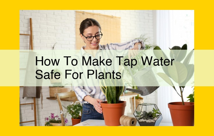 Safe and Clean Water for Healthy Plants: Understanding Tap Water Contaminants