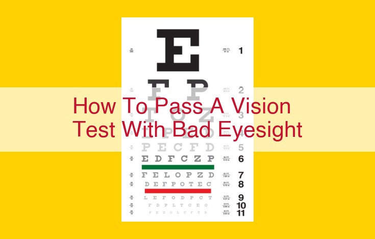 Can You Pass a Vision Test with Poor Eyesight? Find Out How